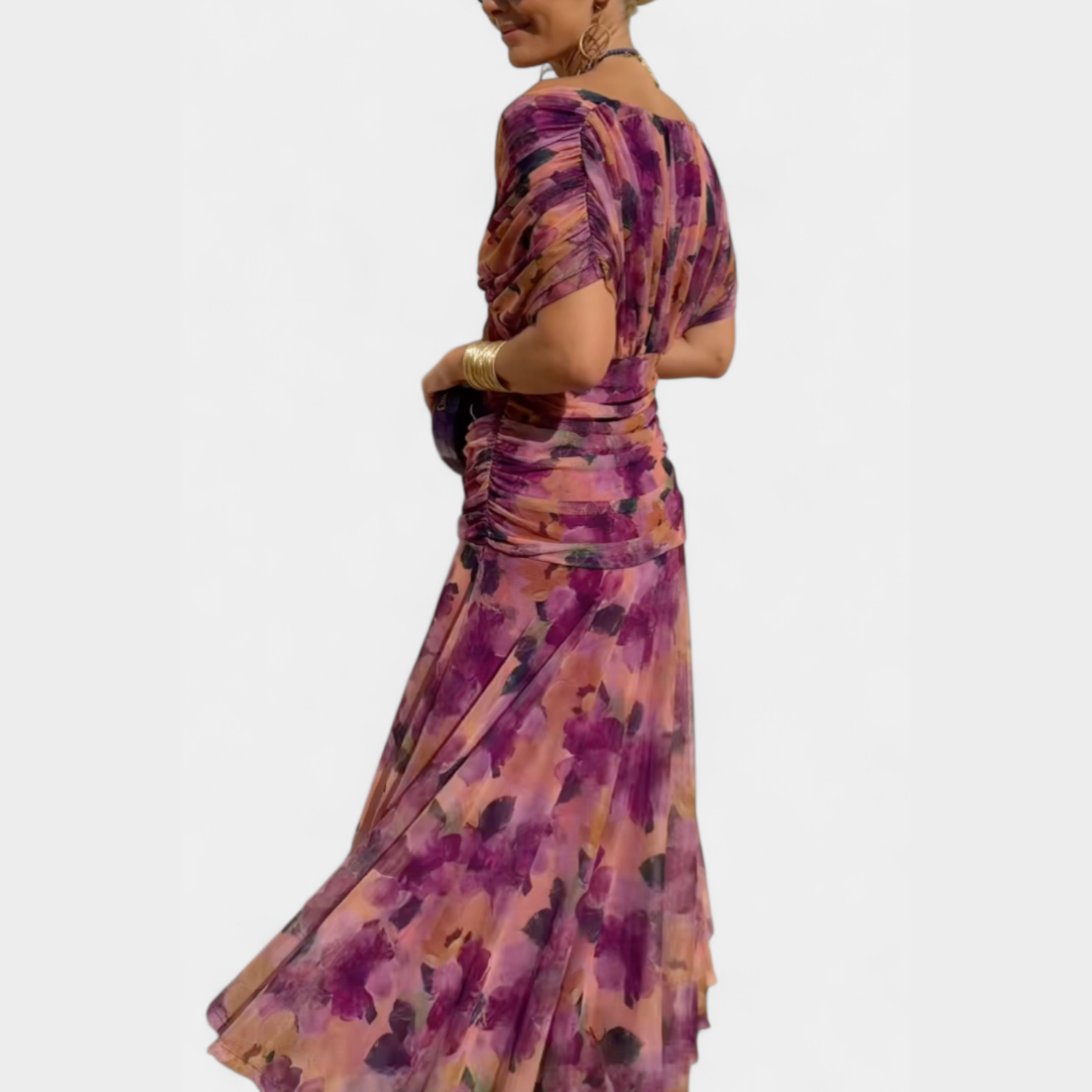 Laura | Dame Off Shoulder Elegant Aftenkjole