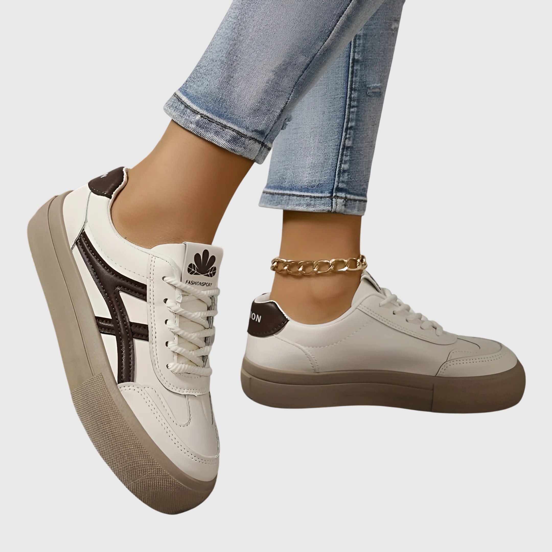 Diana | Kvinders Forårs Casual Snøresko Retro Sneakers