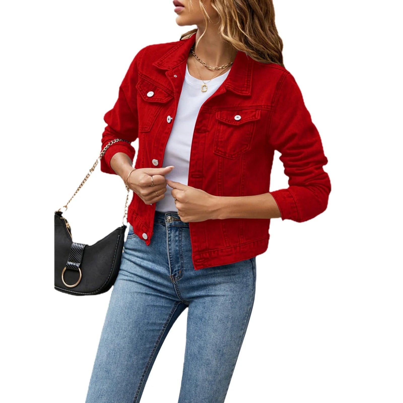 Britta | Stilfuld Casual Denimjakke