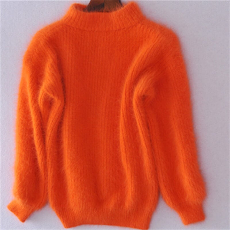 Frida | Blød Sweater med Puffærmer