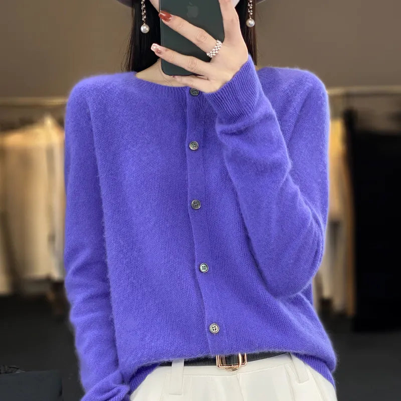 Annika | Blød og elegant uldcardigan