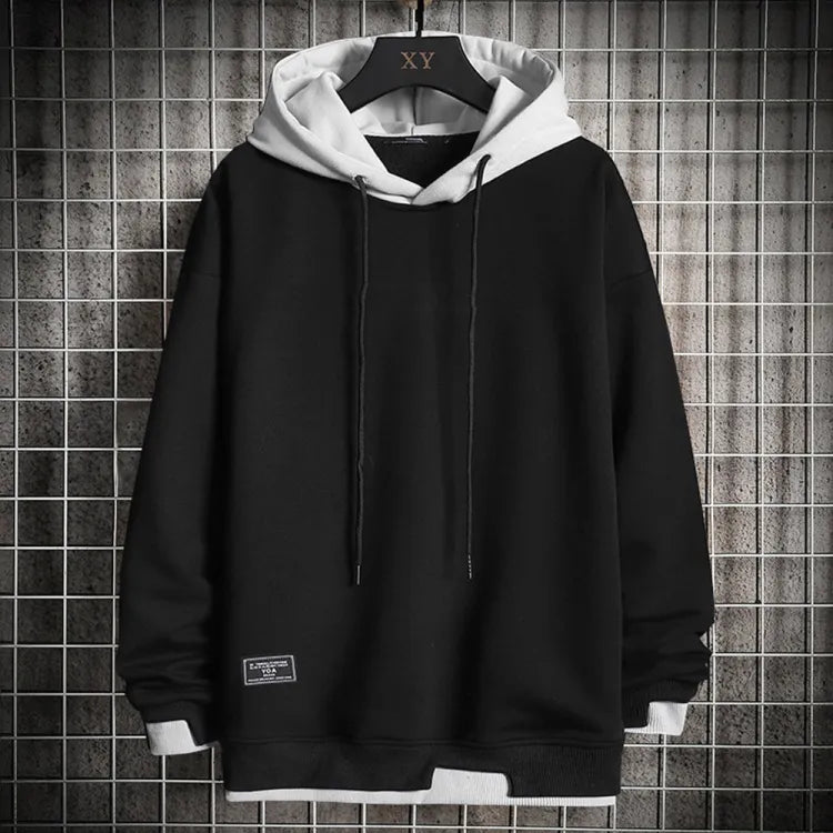 Rolf | Mænd Casual To-farvet Pullover Hoodie