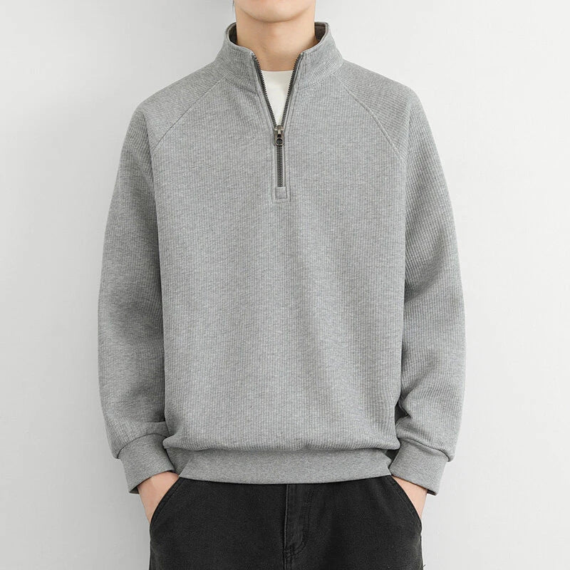 Lucas | Herre Lynlås Foran Pullover Casual Sweatshirt
