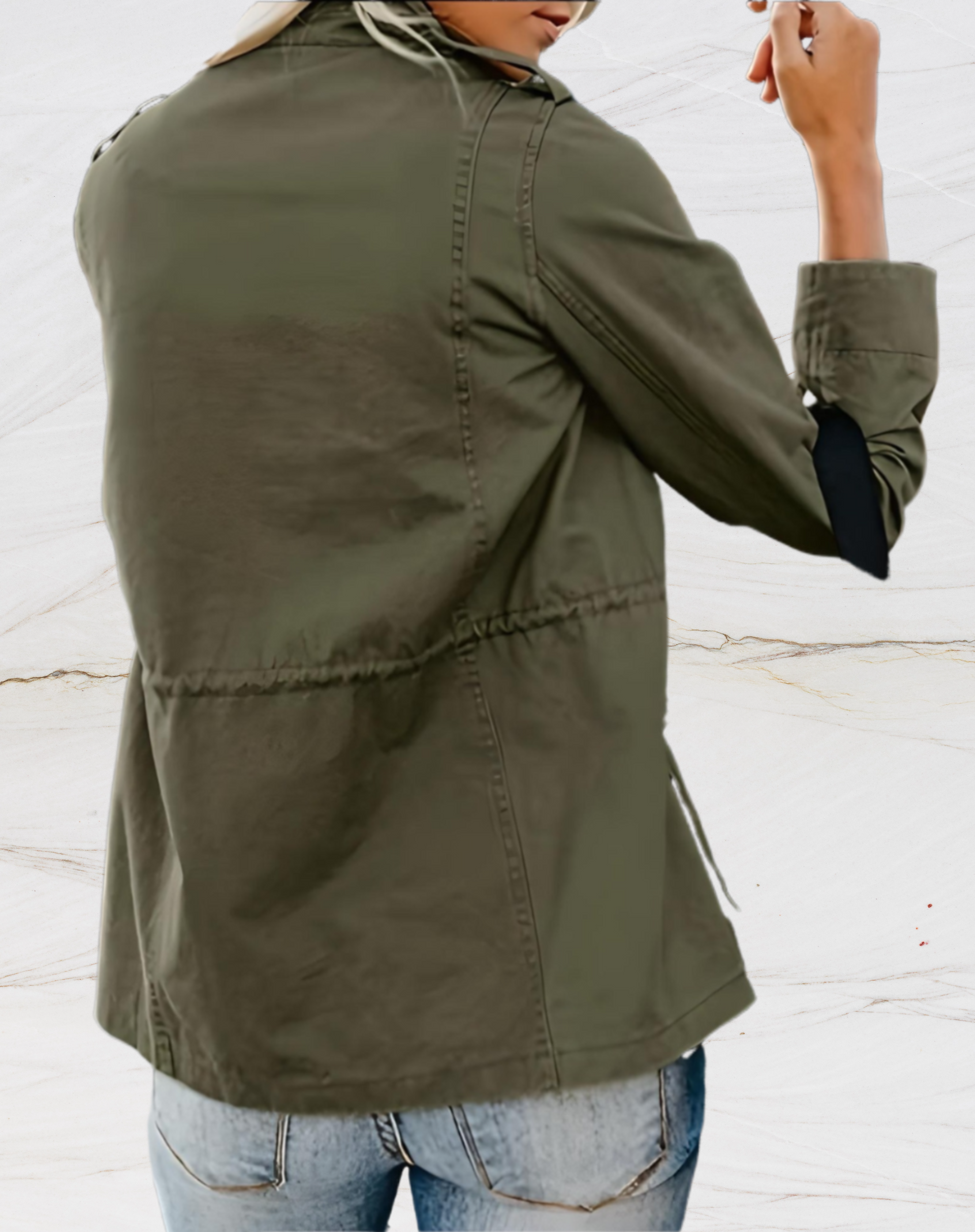 Thilde | Stilfuld Casual Utility Jakke