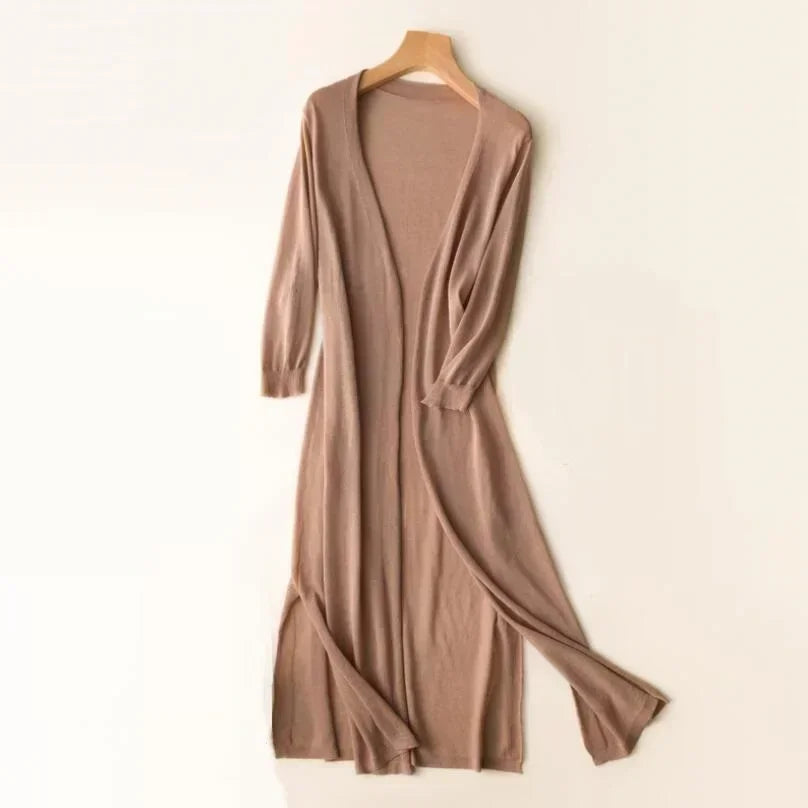 Novalie | Stilfuld Behagelig Lang Cardigan