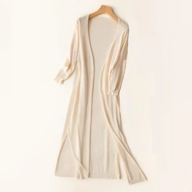 Novalie | Stilfuld Behagelig Lang Cardigan