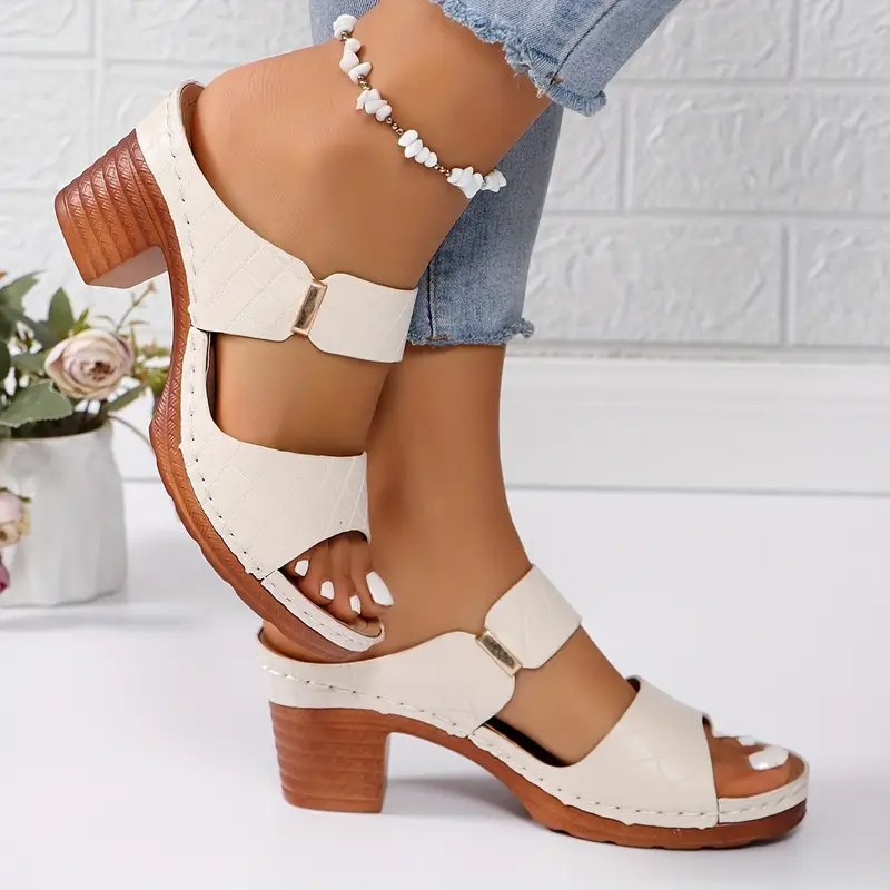 Ella | Dame Ortopædiske Blokchunky Memory Foam Sandaler