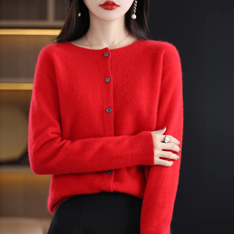 Annika | Blød og elegant uldcardigan