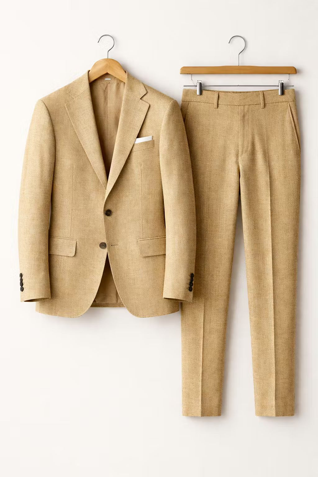 Alfred | Herre Slim-Fit Two-Piece Set Struktureret Businesskjole