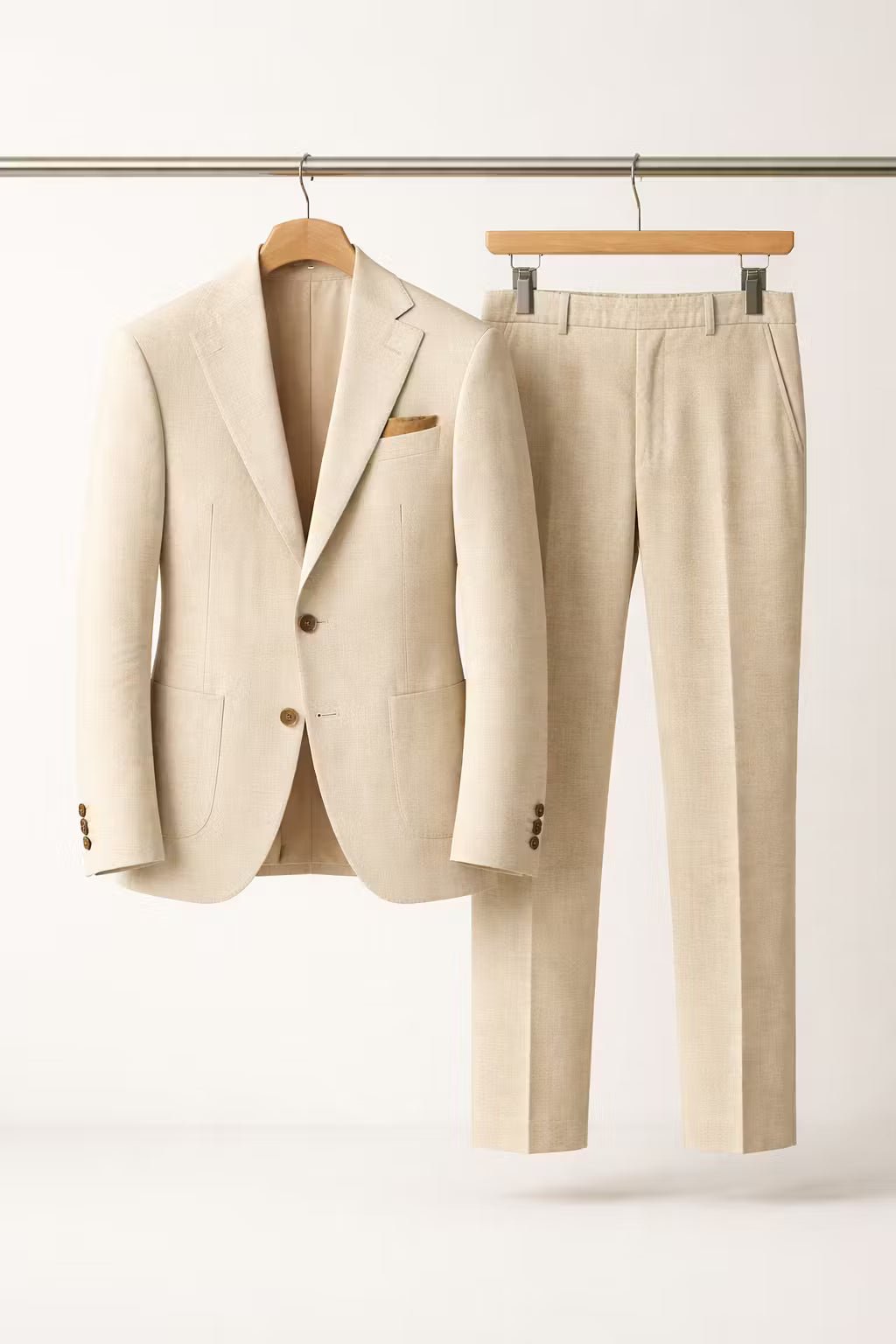 Alfred | Herre Slim-Fit Two-Piece Set Struktureret Businesskjole