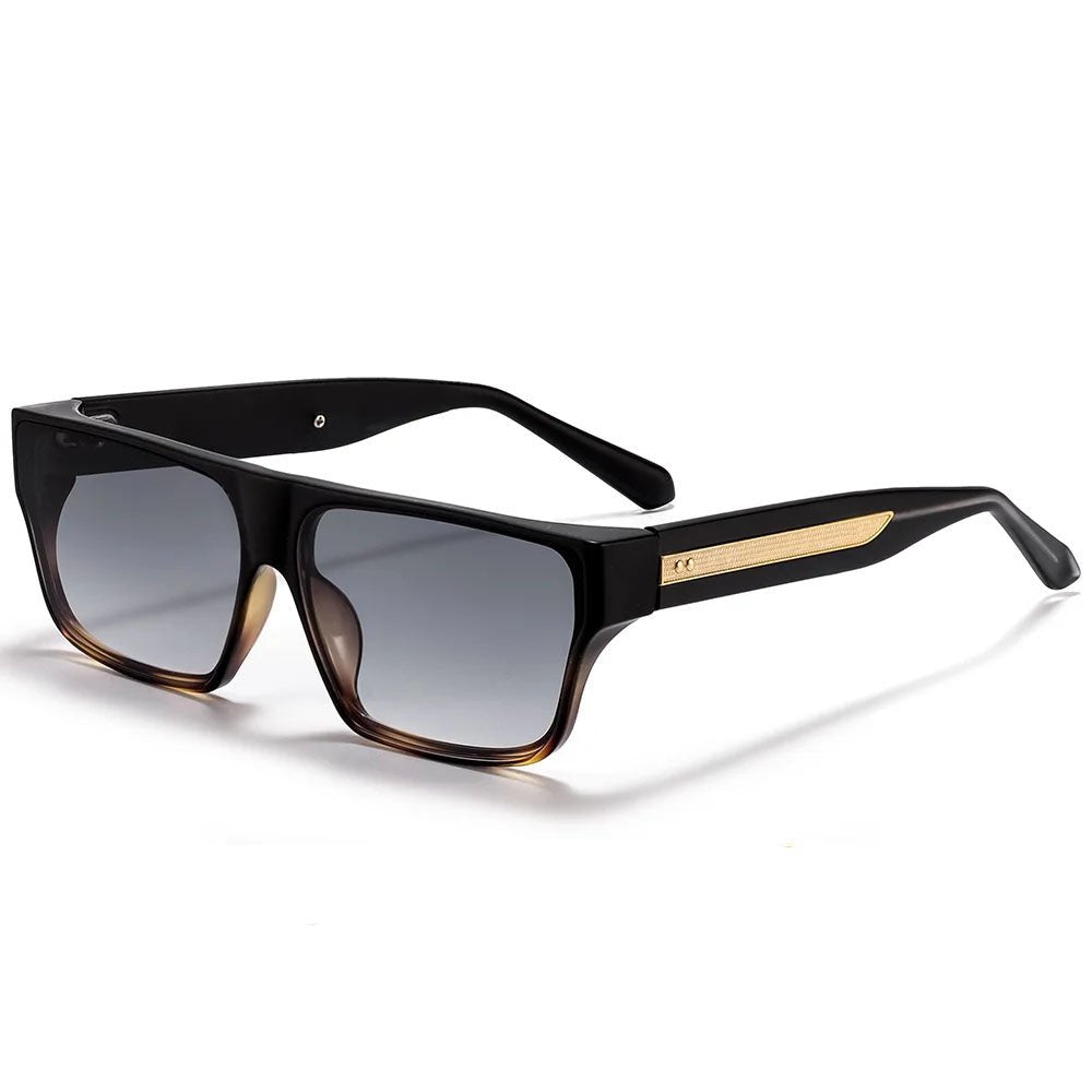 Magnus | Sunglasses Firkantede Brune Polariserede UV400 Beskyttelse