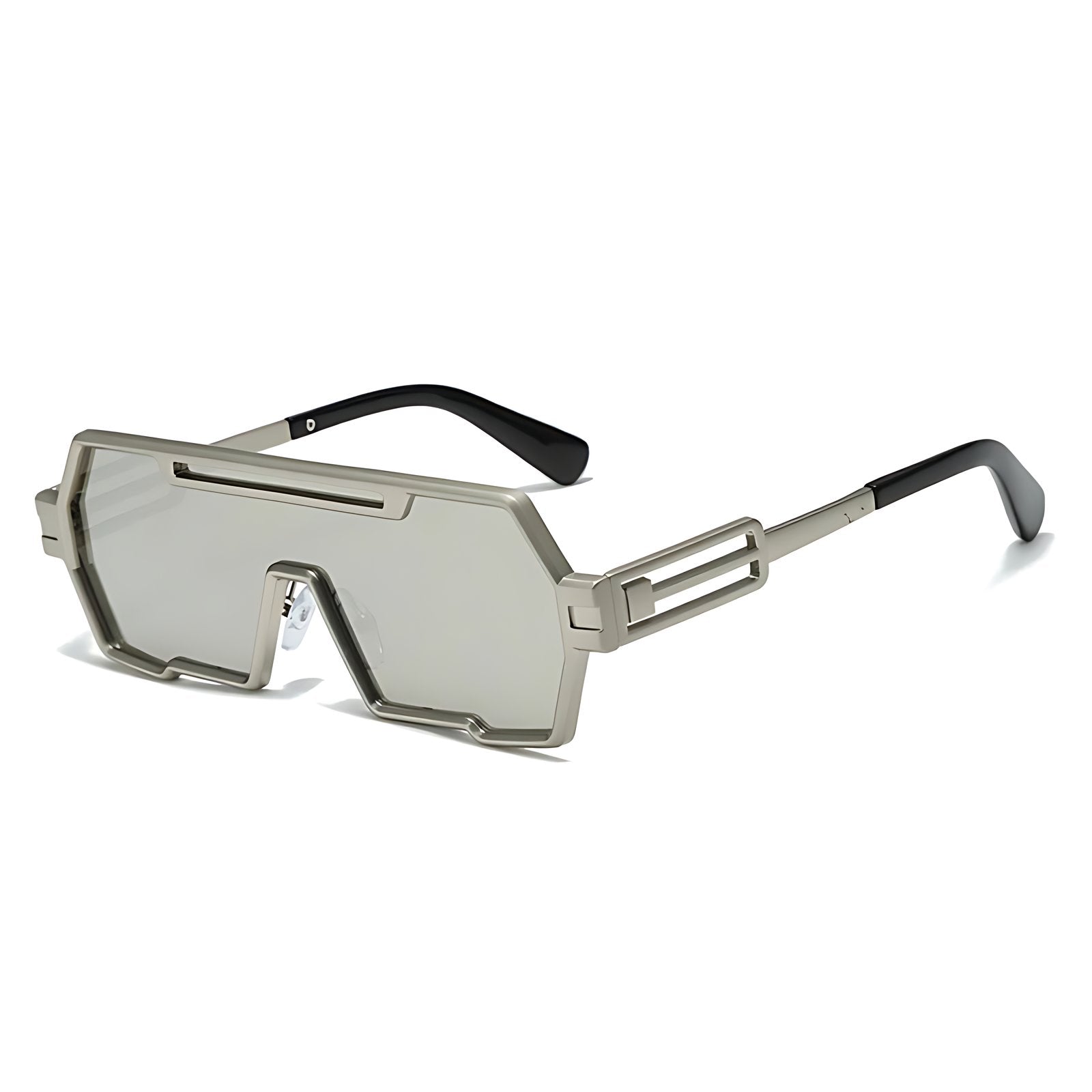 Oscar | Sunglasses Steampunk Metal Firkantede UV Beskyttelse