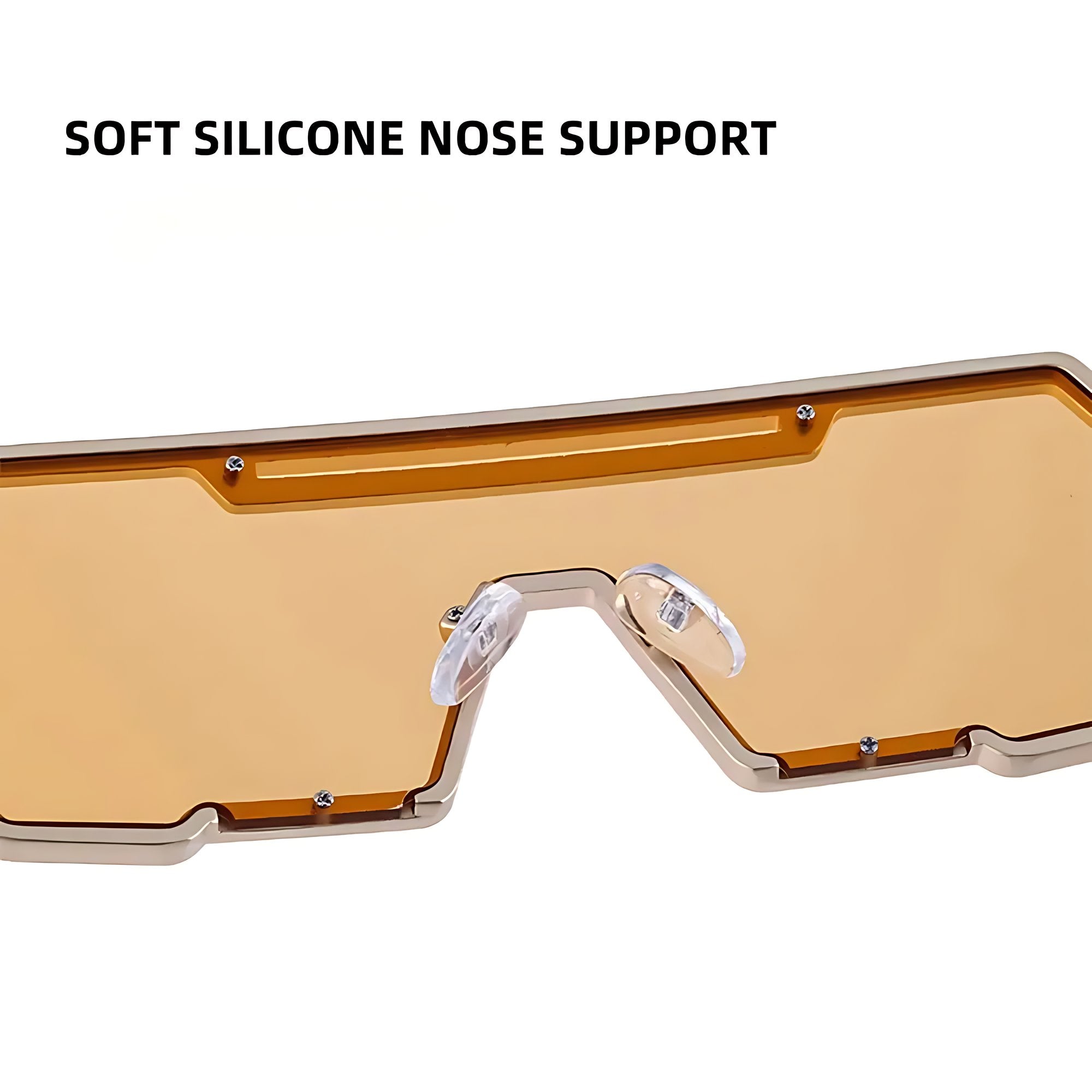 Oscar | Sunglasses Steampunk Metal Firkantede UV Beskyttelse