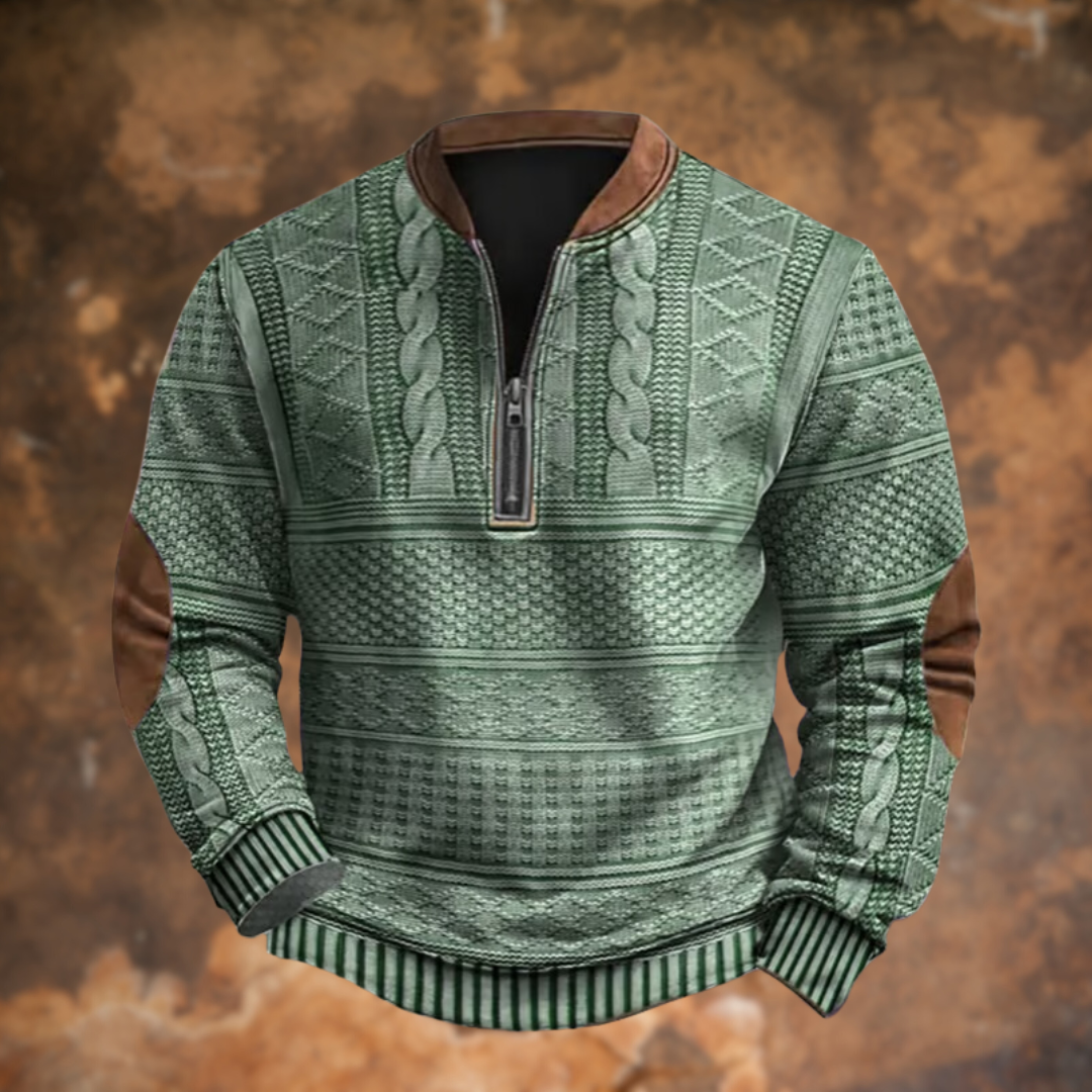 Martin ™ | Strikket half-zip trøje