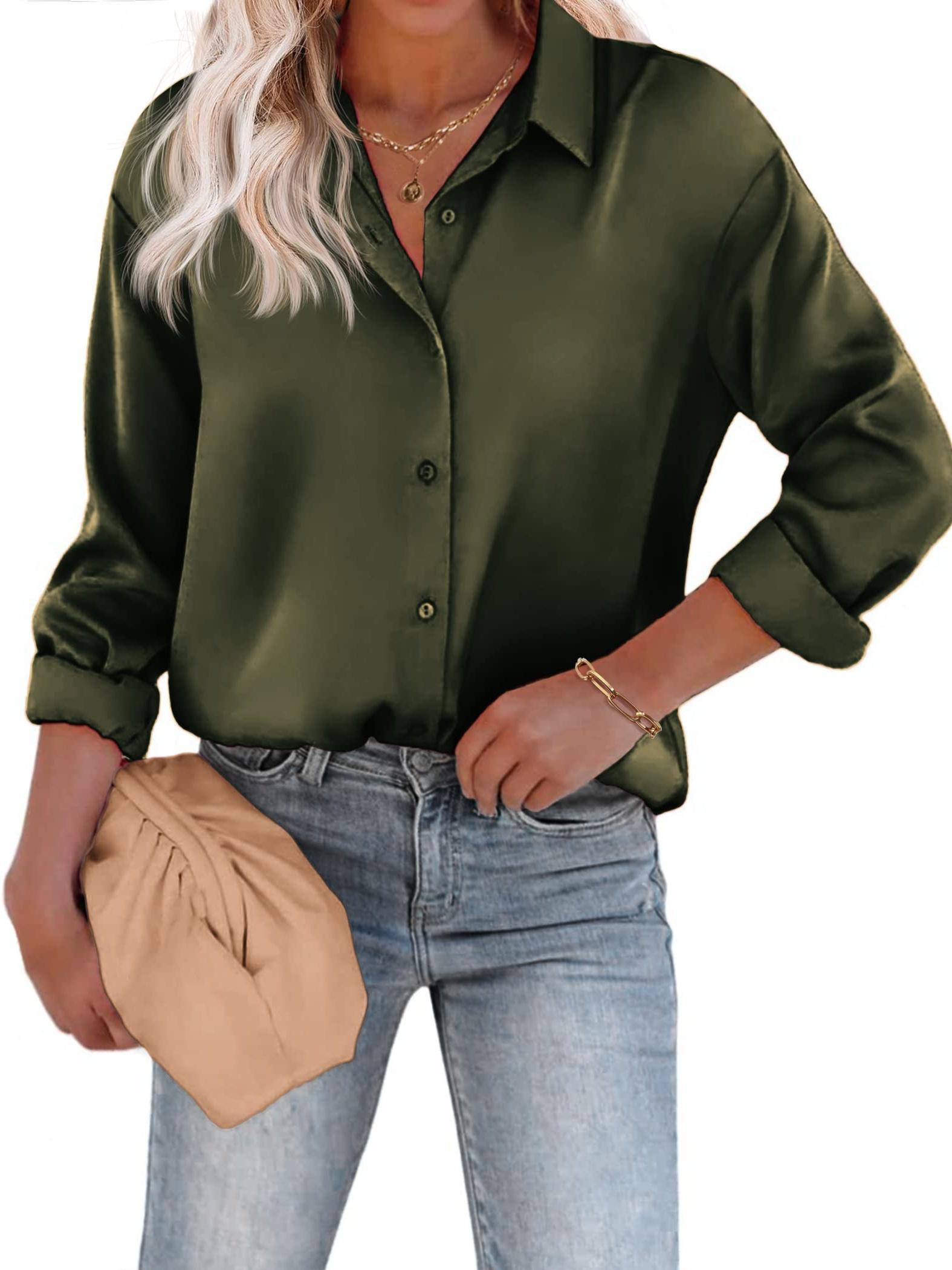 Noelia | Afslappet Og Elegant Skjortebluse Med Knapper