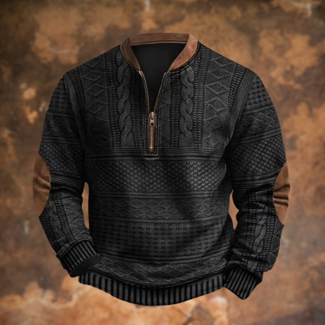Martin ™ | Strikket half-zip trøje
