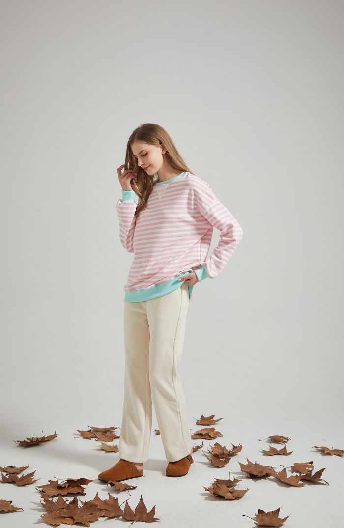 Gudrun | Stilfuld Stribet Relaxed Fit Sweater
