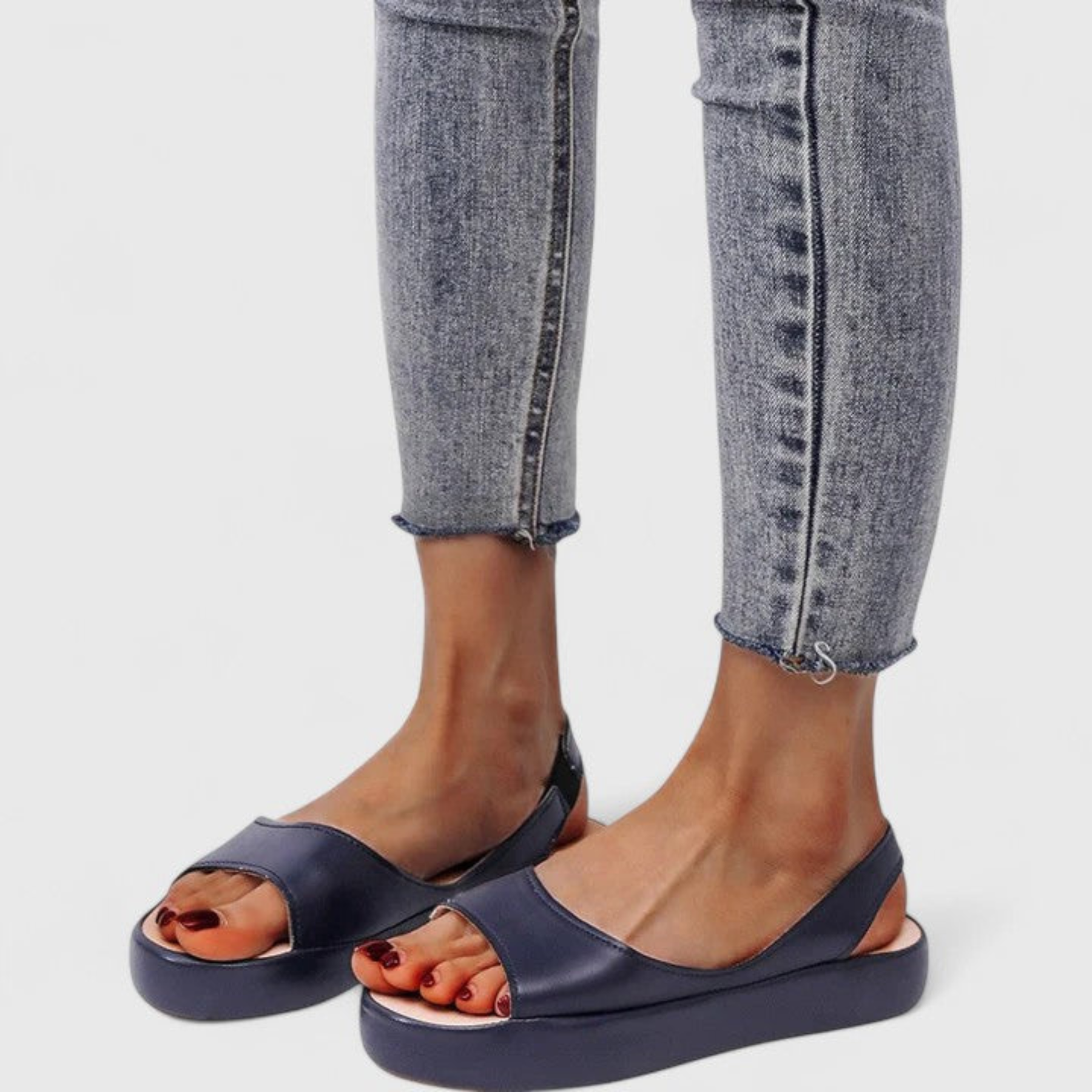 Helene | Dame Plateau Slingback Sandaler