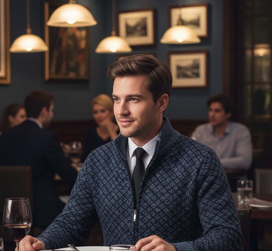 Christian ™ | Strikket cardigan