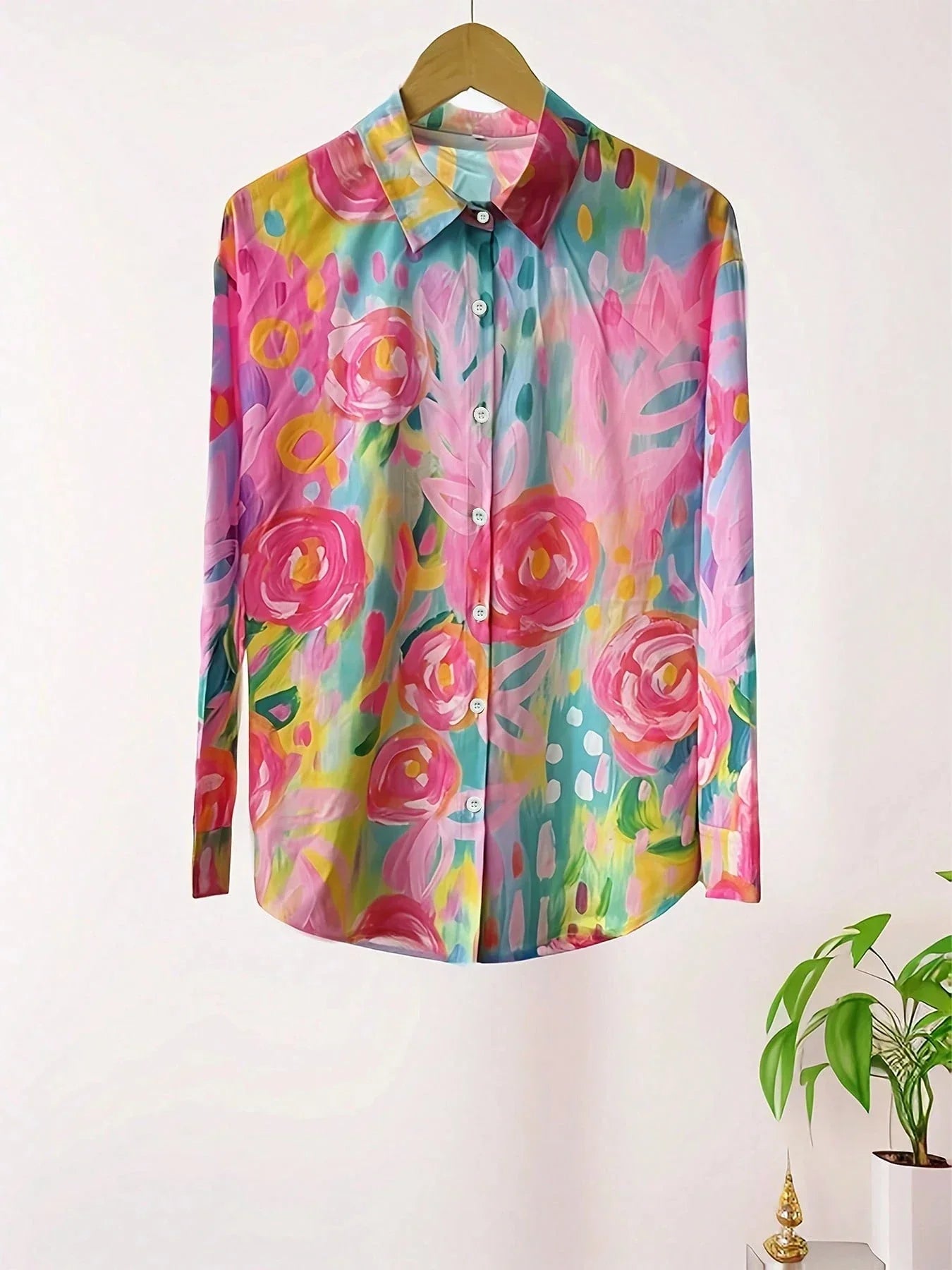 Caroline™ | Blomstret skjorte