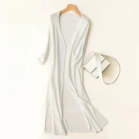 Novalie | Stilfuld Behagelig Lang Cardigan
