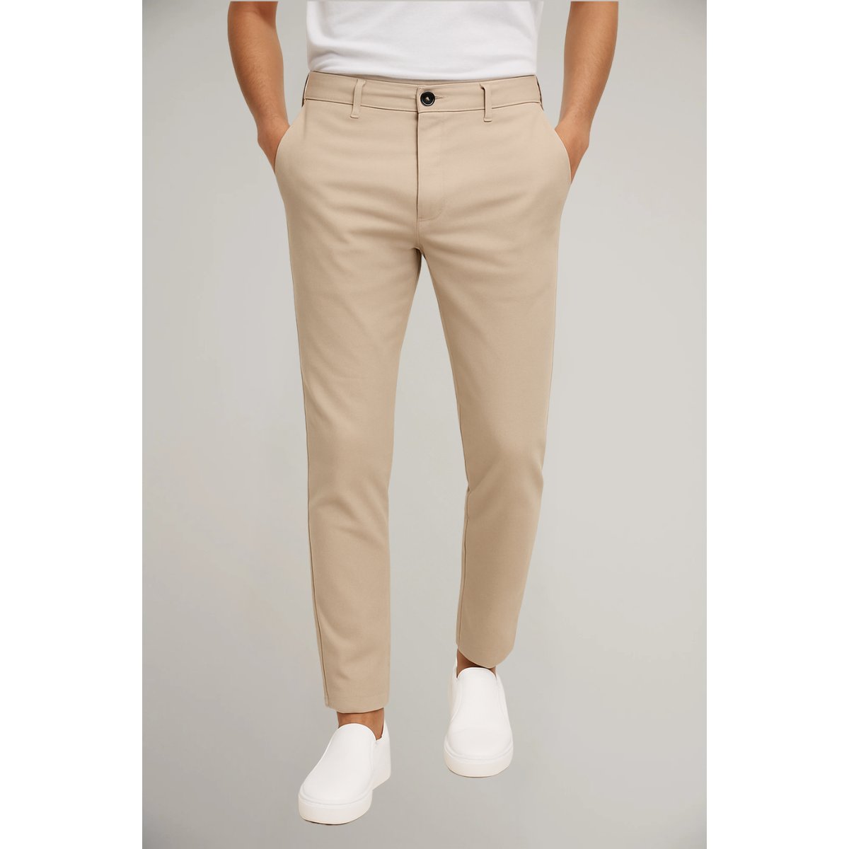 Christian | Herre Skræddersyede Slim-Fit Chino Bukser