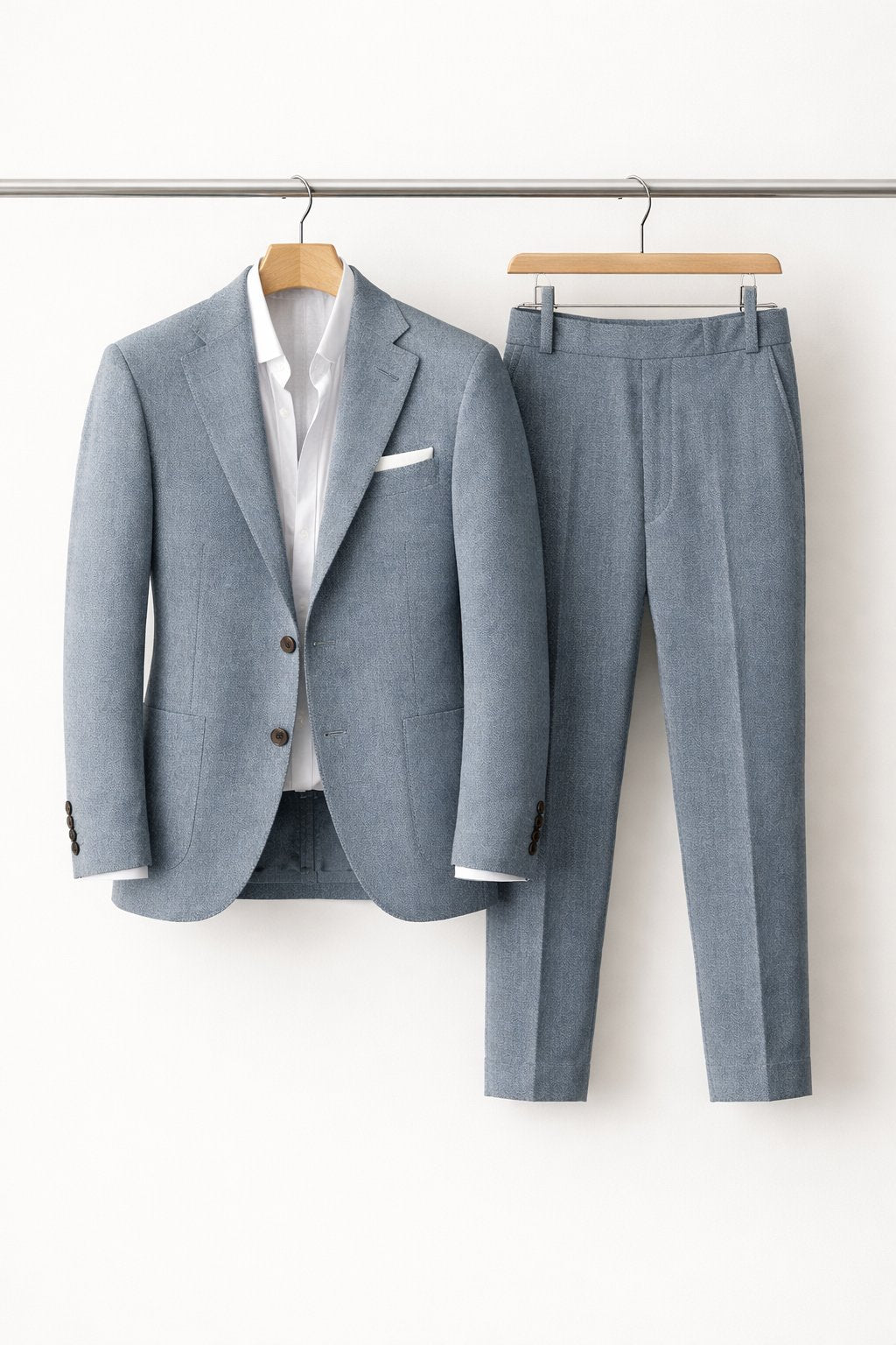 Alfred | Herre Slim-Fit Two-Piece Set Struktureret Businesskjole
