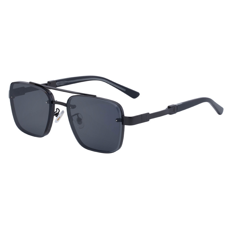 Alma | Sunglasses Retro Guld Titanium Gradient UV400