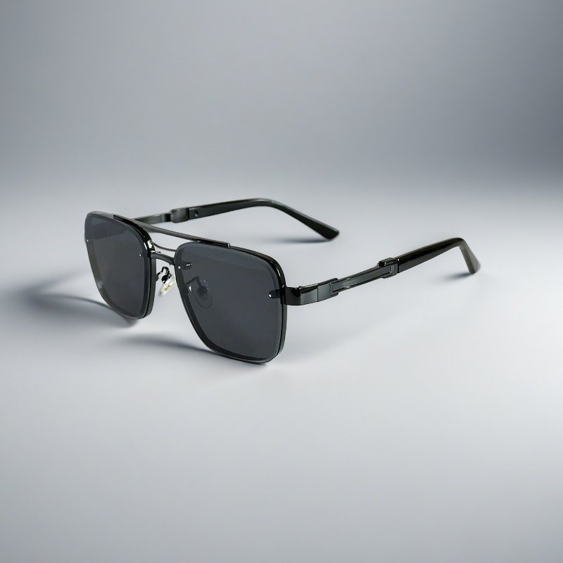Lucas | Sunglasses Aviator Firkantet Guld Metal Gradient