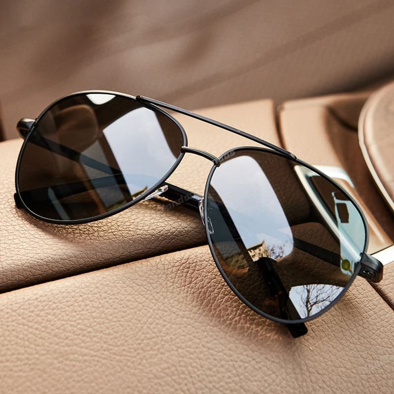 Lea | Sunglasses Aviator Retro Guld Ramme Gradient Linser