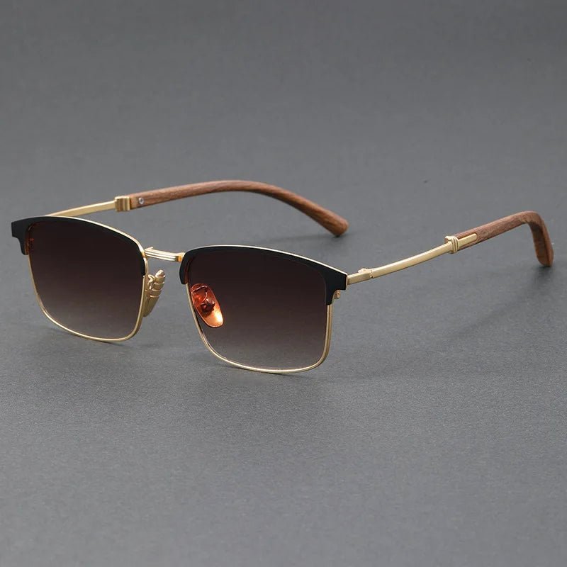 Karla | Sunglasses Clubmaster Halv-ramme UV400 Polariseret