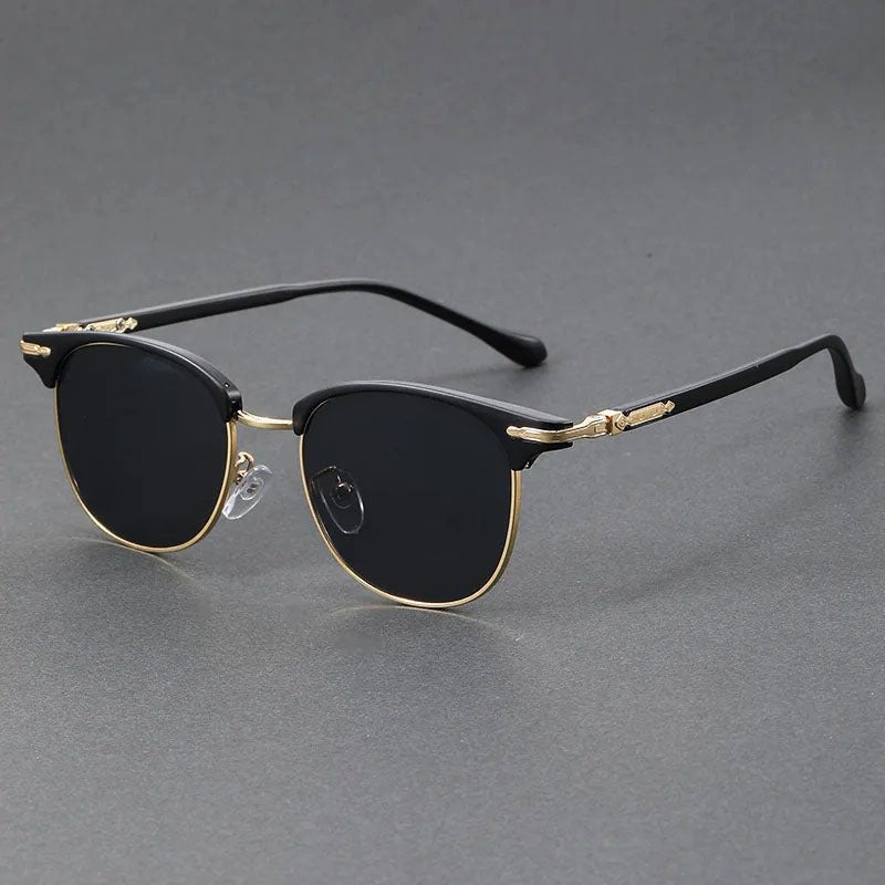 Malthe | Sunglasses Clubmaster Metal Halvramme Vintage Stil