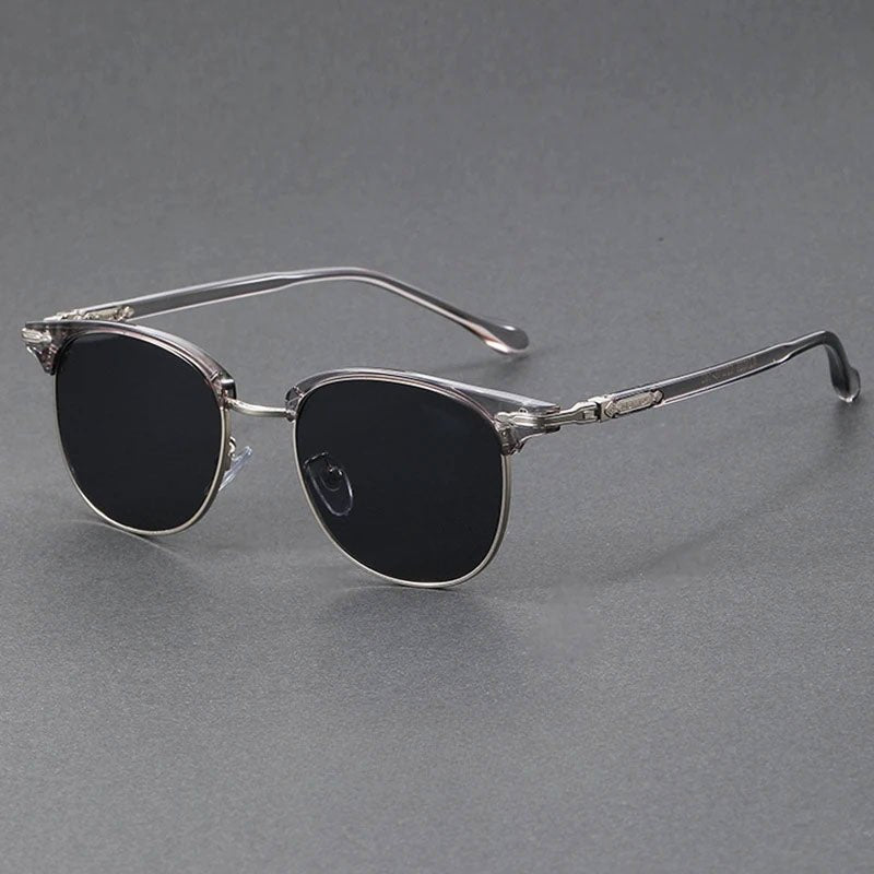 Malthe | Sunglasses Clubmaster Metal Halvramme Vintage Stil