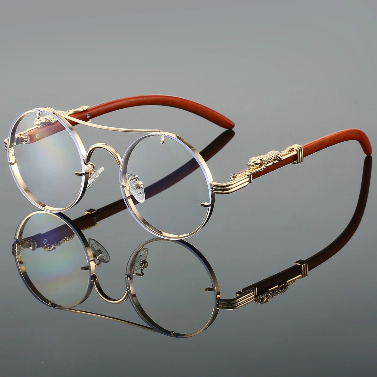 Magnus | Sunglasses Double Bridge Vintage Guld UV400