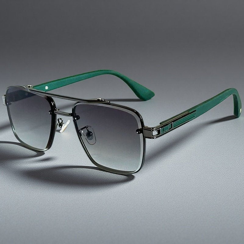 Tobias | Sunglasses Firkantede Gradient Linser Dobbelt Bro Design