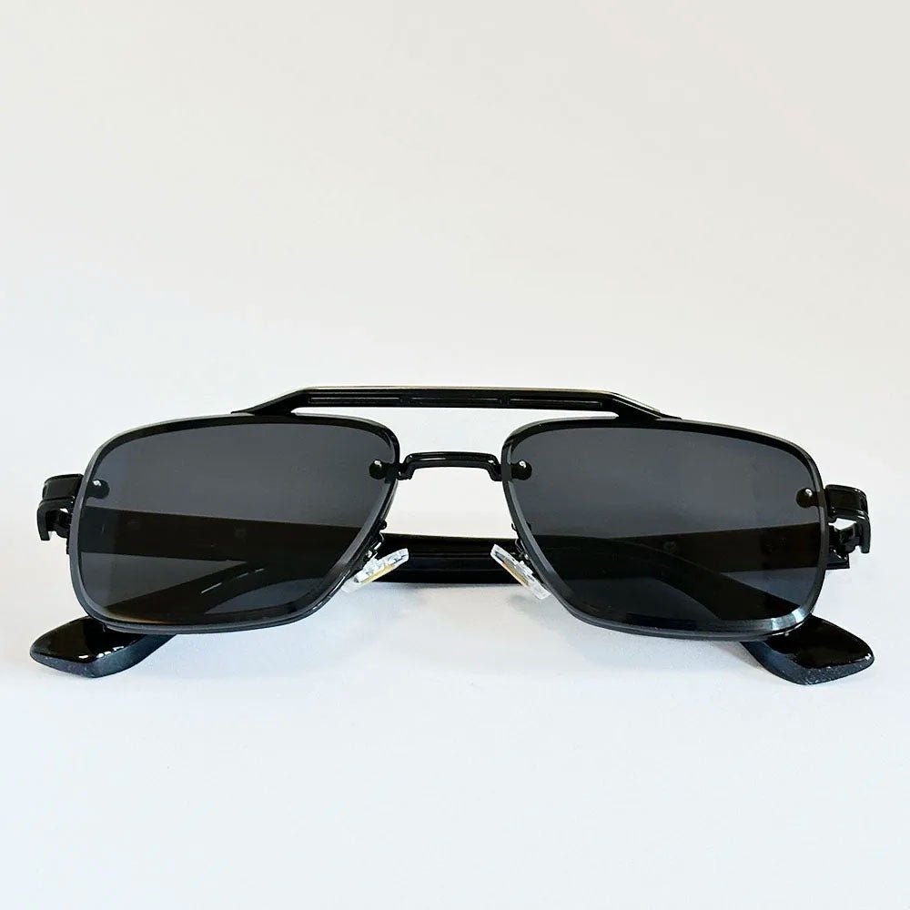Tobias | Sunglasses Firkantede Gradient Linser Dobbelt Bro Design