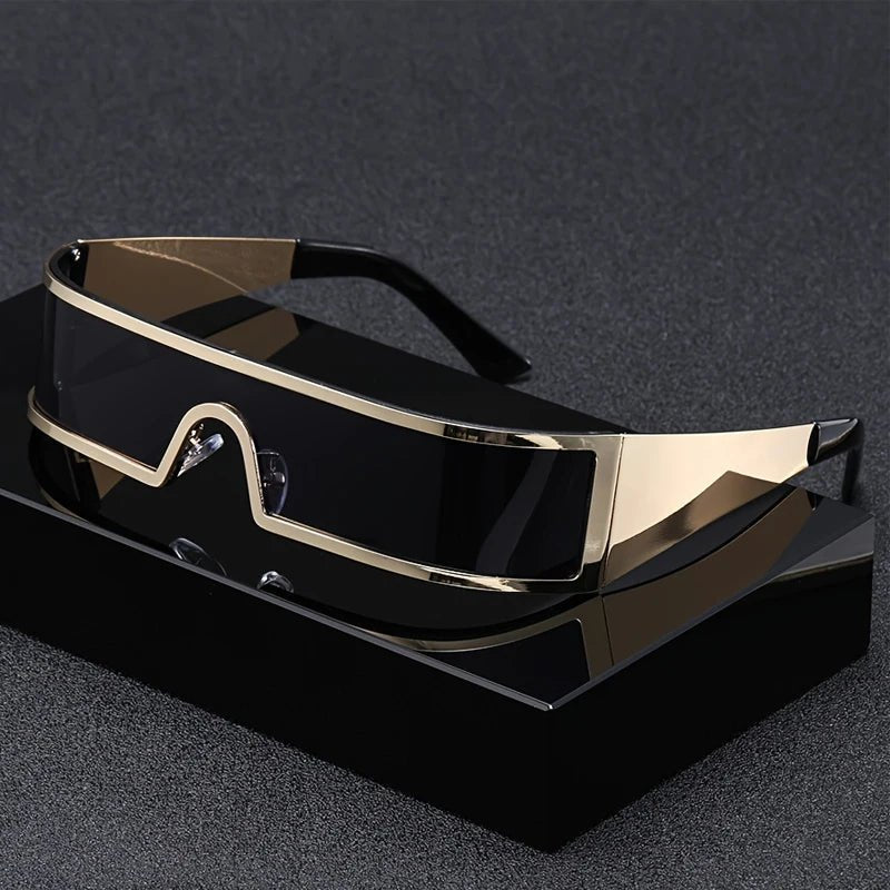 Laura | Sunglasses Futuristisk Wraparound Visor Cyberpunk Style