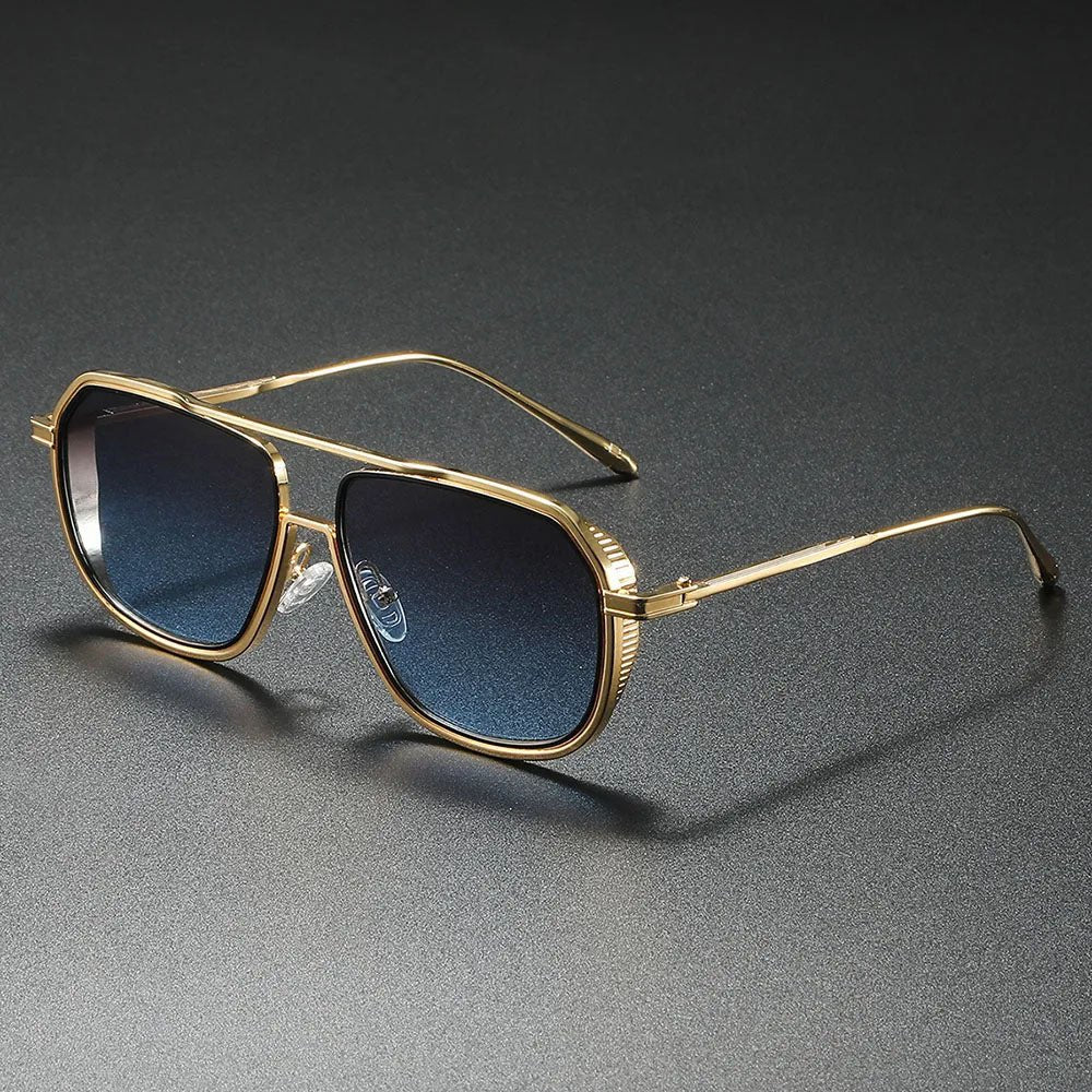 Frederik | Sunglasses Metal Aviator Pilot Style Gradient Lenses