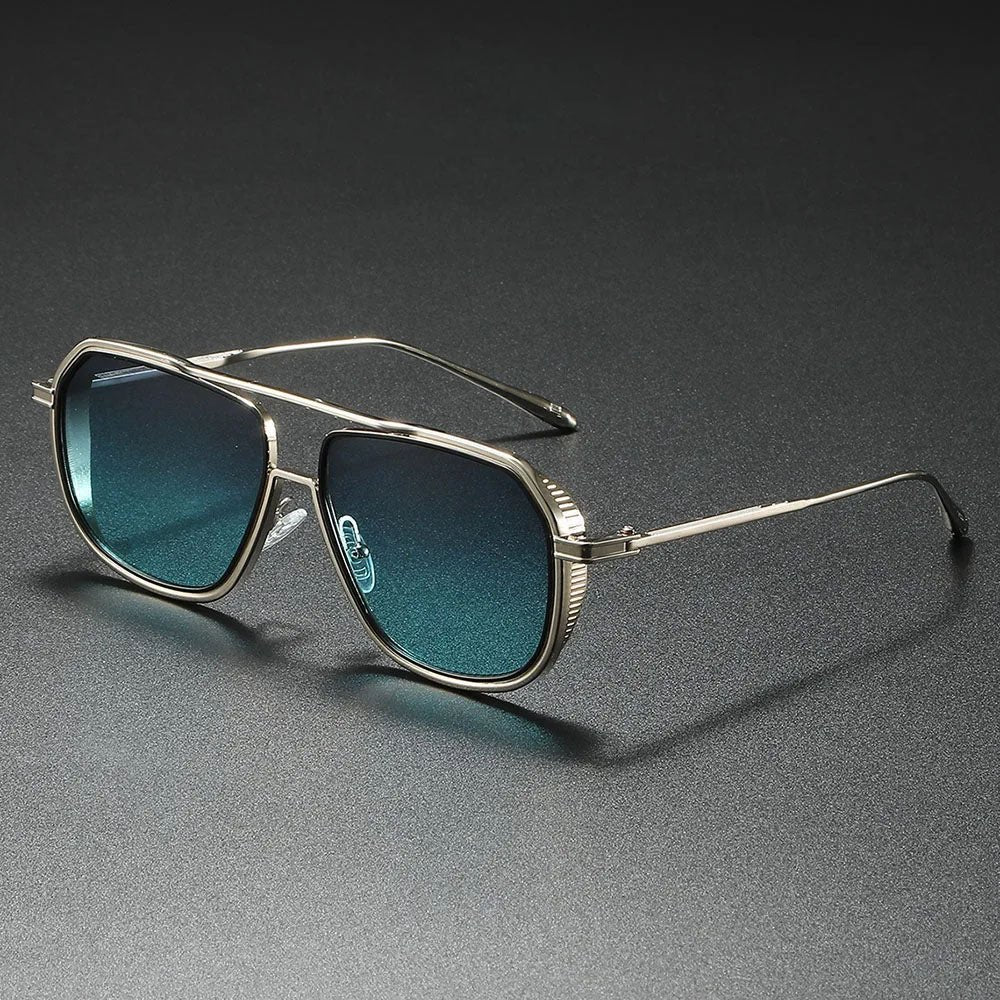 Frederik | Sunglasses Metal Aviator Pilot Style Gradient Lenses