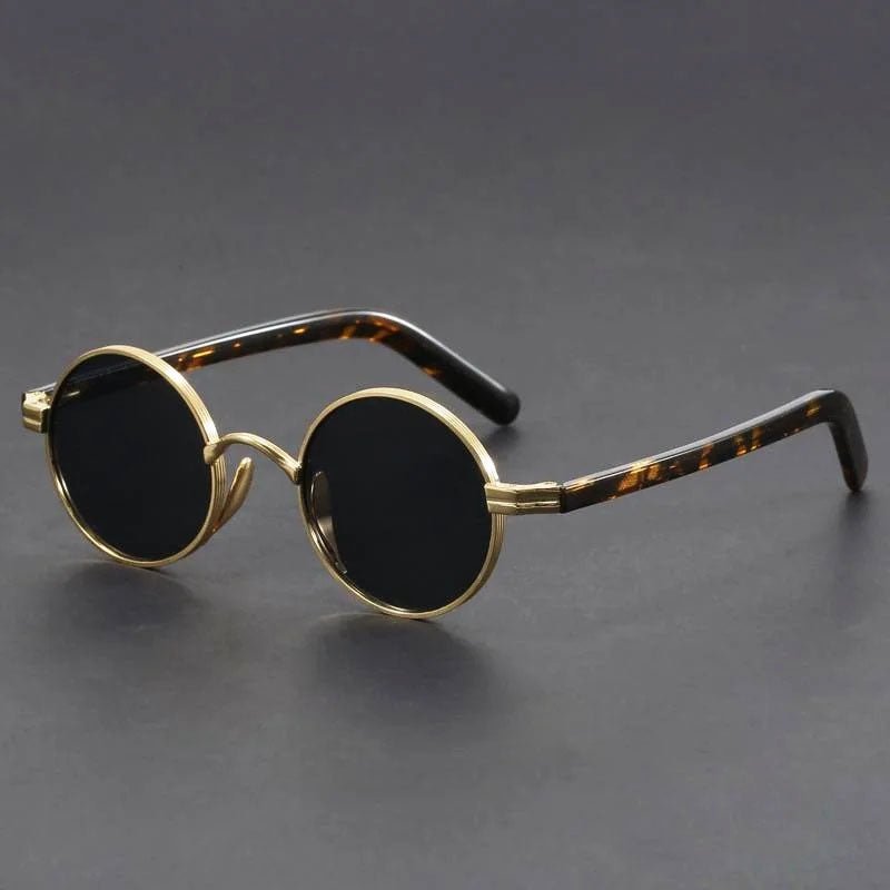 Ida | Sunglasses Retro Runde Rammer Metal UV400 Beskyttelse