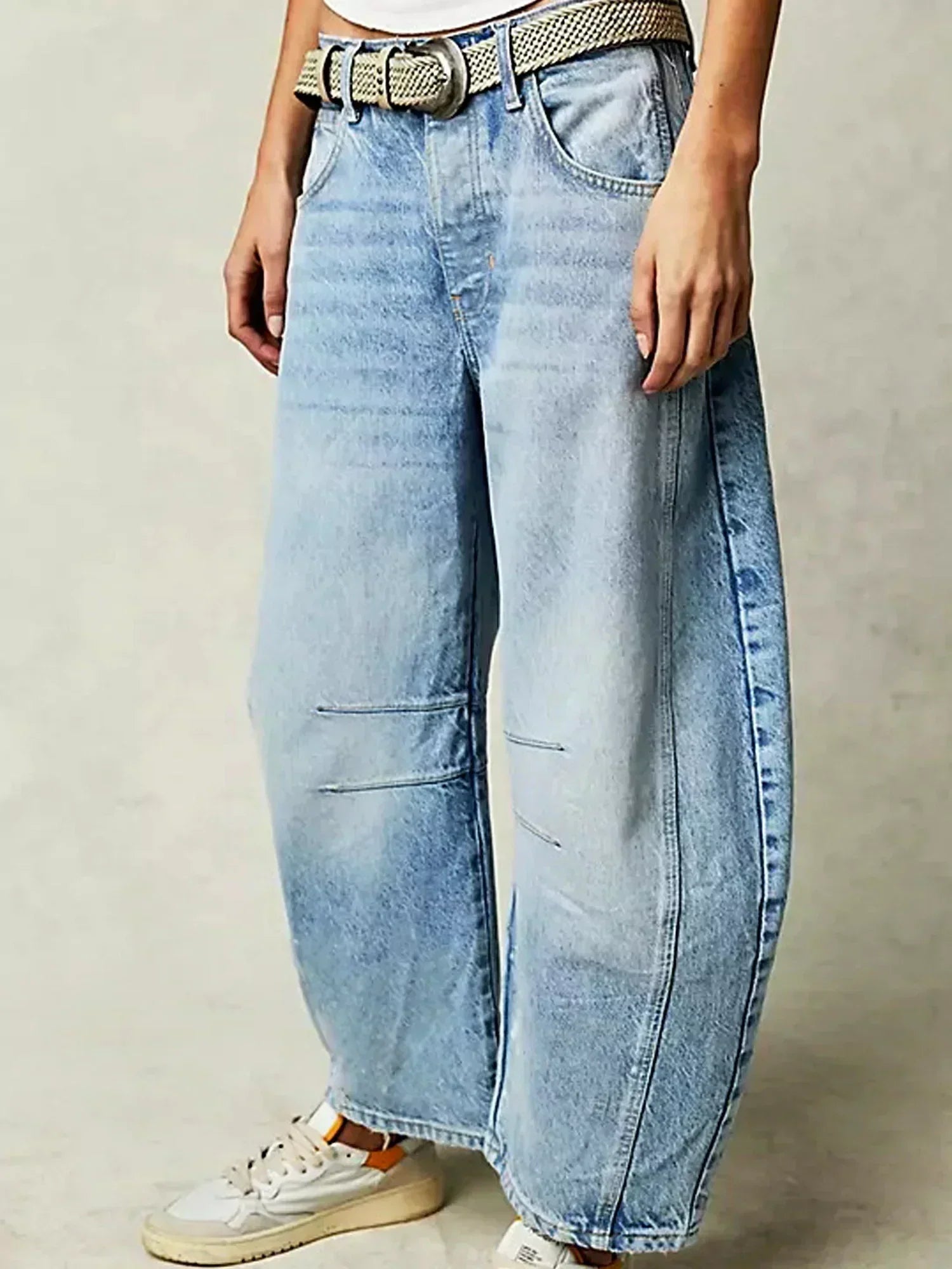 Inger | Dame Leopardprint Wide Leg Jeans